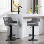 Lot de 2 tabourets de bar réglables pour cuisine