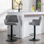 Lot de 2 tabourets de bar réglables pour cuisine