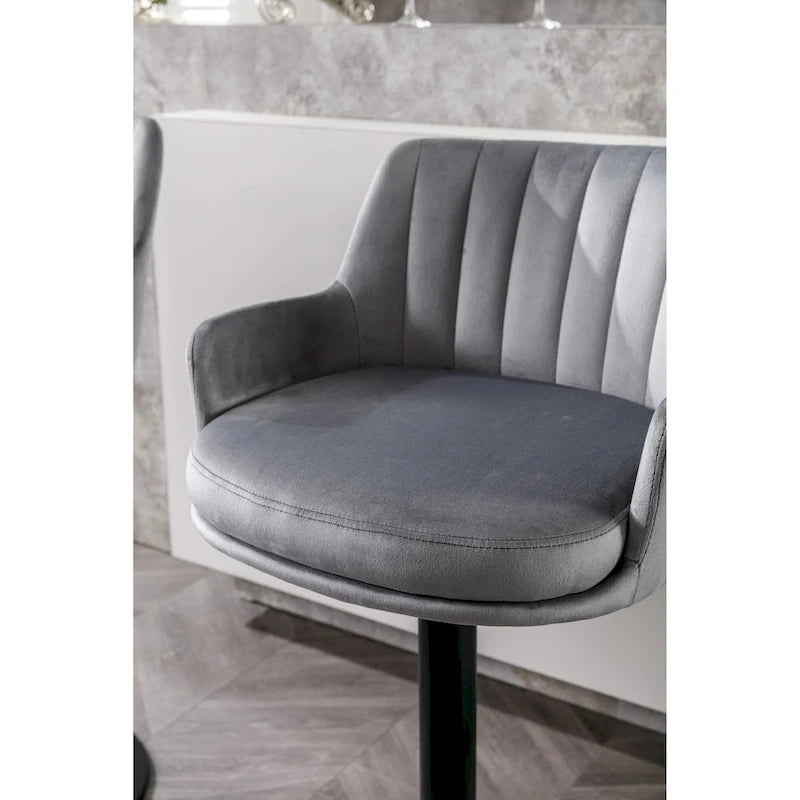 Lot de 2 tabourets de bar réglables pour cuisine