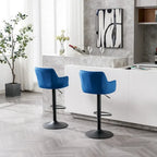 Lot de 2 tabourets de bar réglables pour cuisine