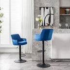 Lot de 2 tabourets de bar réglables pour cuisine