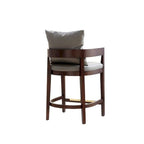 Tabouret de bar Manhattan Comfort Ritz 34 po en bois de hêtre Noyer foncé hauteur comptoir