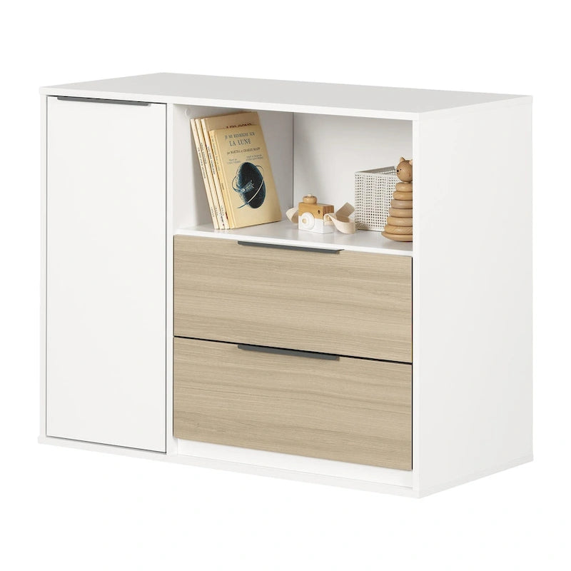 Commode 2 tiroirs avec porte Hourra de South Shore