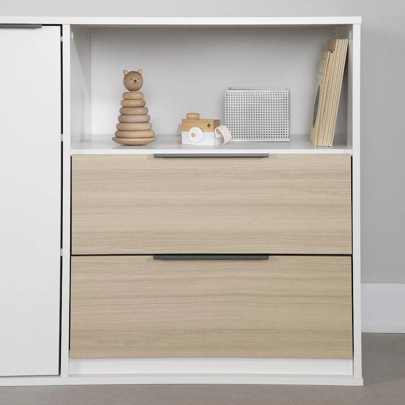 Commode 2 tiroirs avec porte Hourra de South Shore