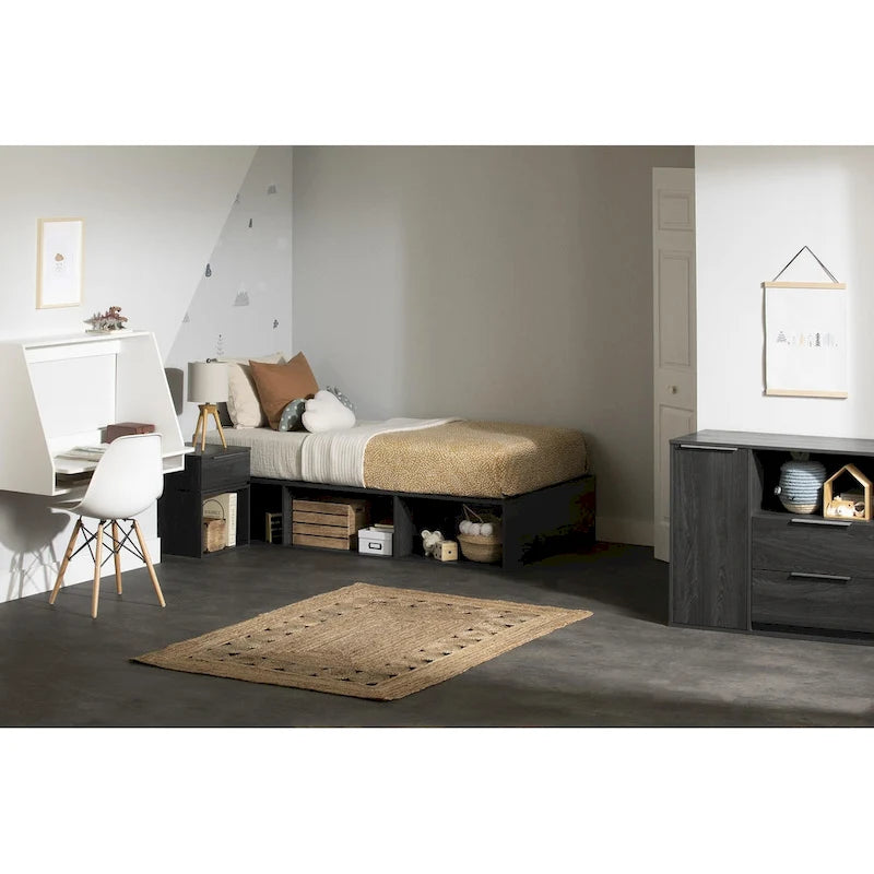 Commode 2 tiroirs avec porte Hourra de South Shore