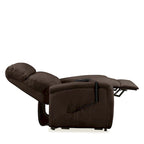 Fauteuil inclinable et élévateur Jessie Brown Chenille Power de Copper Grove