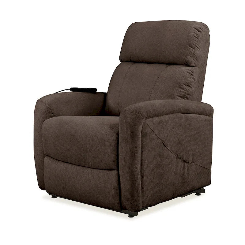 Fauteuil inclinable et élévateur Jessie Brown Chenille Power de Copper Grove