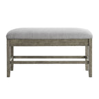 Banc de rangement-comptoir Garfield Driftwood de Steve Silver