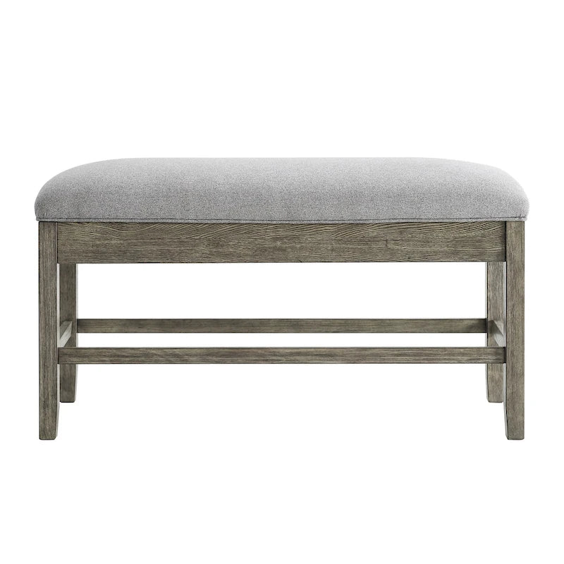 Banc de rangement-comptoir Garfield Driftwood de Steve Silver
