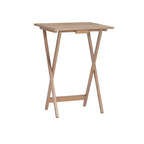 Ensemble de tables-plateaux en bois flotté d'acacia