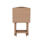 Ensemble de tables-plateaux en bois flotté d'acacia