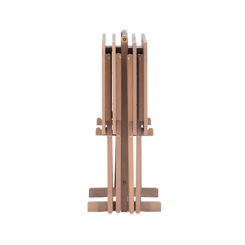 Ensemble de tables-plateaux en bois flotté d'acacia