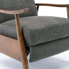 Fauteuil inclinable Sloan Wood Arm Push Back de Greyson Living