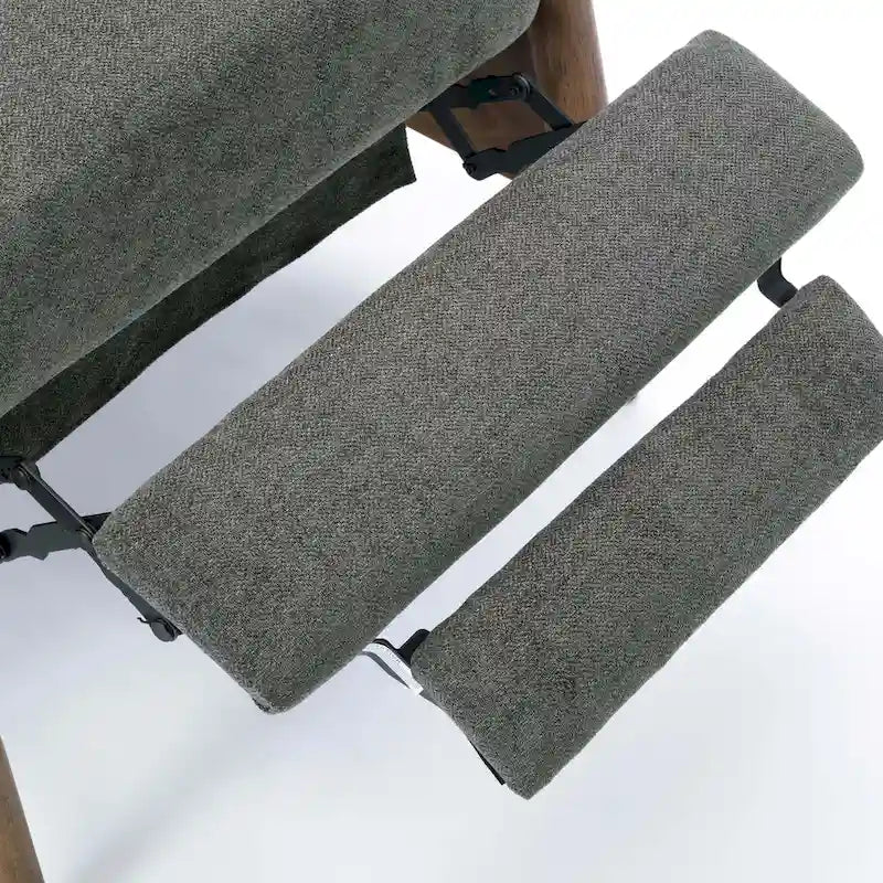 Fauteuil inclinable Sloan Wood Arm Push Back de Greyson Living