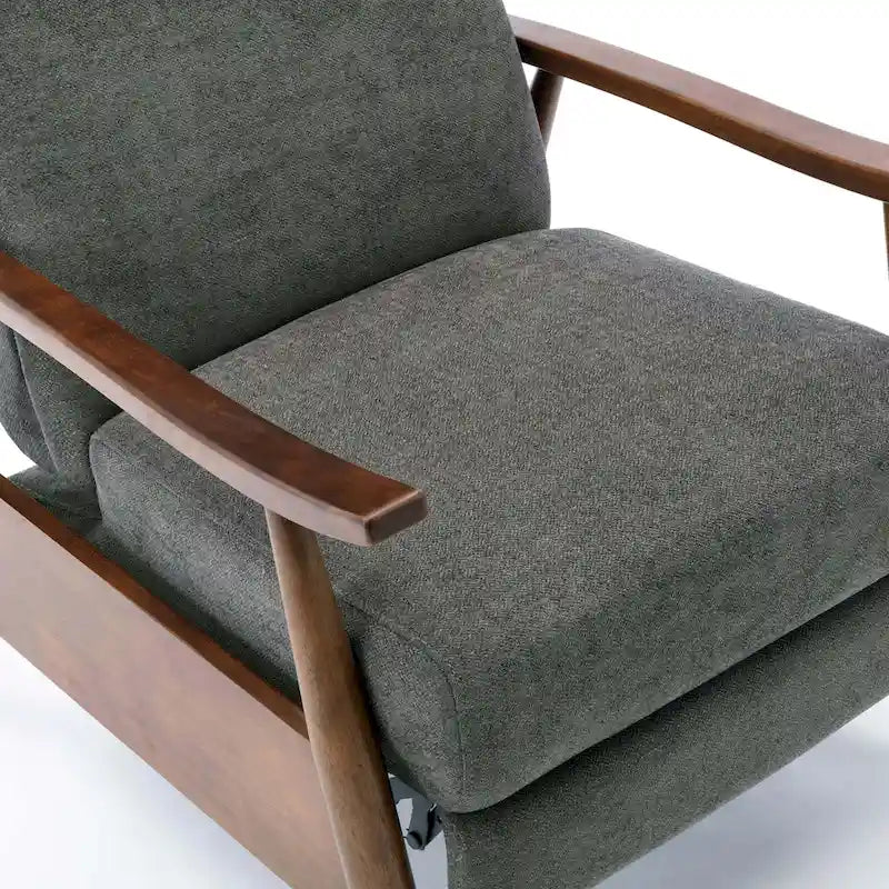 Fauteuil inclinable Sloan Wood Arm Push Back de Greyson Living