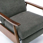 Fauteuil inclinable Sloan Wood Arm Push Back de Greyson Living