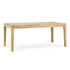 Table de salle à manger Beechgrove 72 en brun naturel par Kosas Home - 72Lx38Px30H