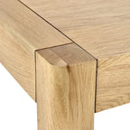Table de salle à manger Beechgrove 72 en brun naturel par Kosas Home - 72Lx38Px30H