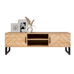 Meuble TV avec rangement 2 tiroirs Bali Coastal Modern