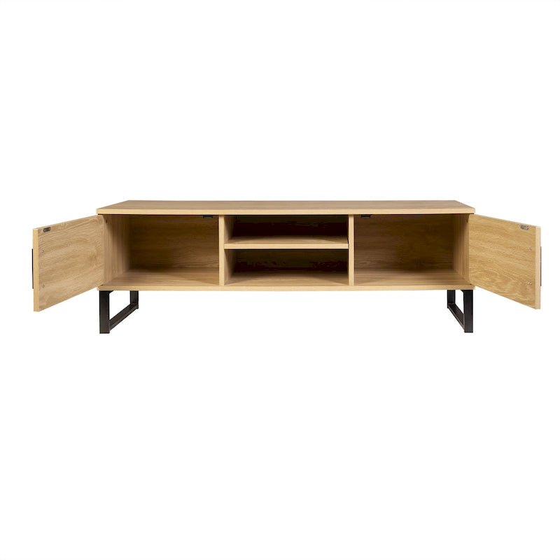 Meuble TV avec rangement 2 tiroirs Bali Coastal Modern