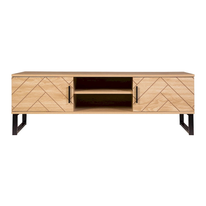 Meuble TV avec rangement 2 tiroirs Bali Coastal Modern