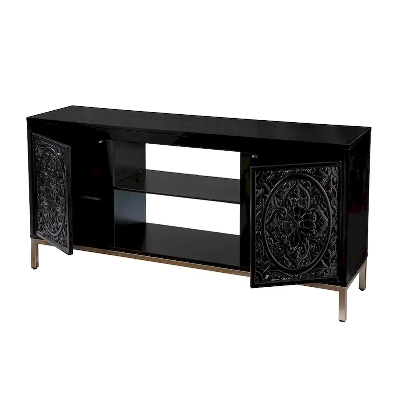 Meuble TV mural avec rangement Winsterly de SEI Furniture, pour téléviseurs allant jusqu'à 56 po