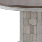 Ensemble de table à piédestal 5 pièces River Place Riverstone blanc