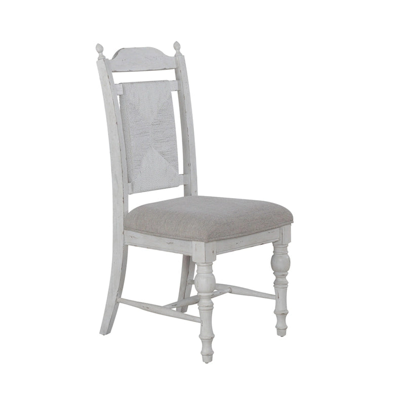 Ensemble de table à piédestal 5 pièces River Place Riverstone blanc