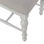 Ensemble de table à piédestal 5 pièces River Place Riverstone blanc