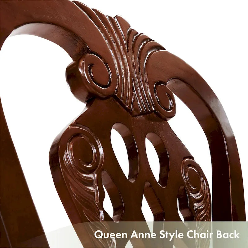 Chaises de salle à manger traditionnelles en bois Carpia (lot de 2) par Furniture of America