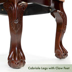 Chaises de salle à manger traditionnelles en bois Carpia (lot de 2) par Furniture of America