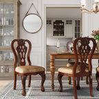 Chaises de salle à manger traditionnelles en bois Carpia (lot de 2) par Furniture of America