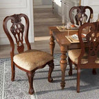 Chaises de salle à manger traditionnelles en bois Carpia (lot de 2) par Furniture of America