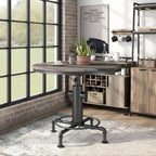 Table de hauteur comptoir noire contemporaine 45 po Cess de Furniture of America