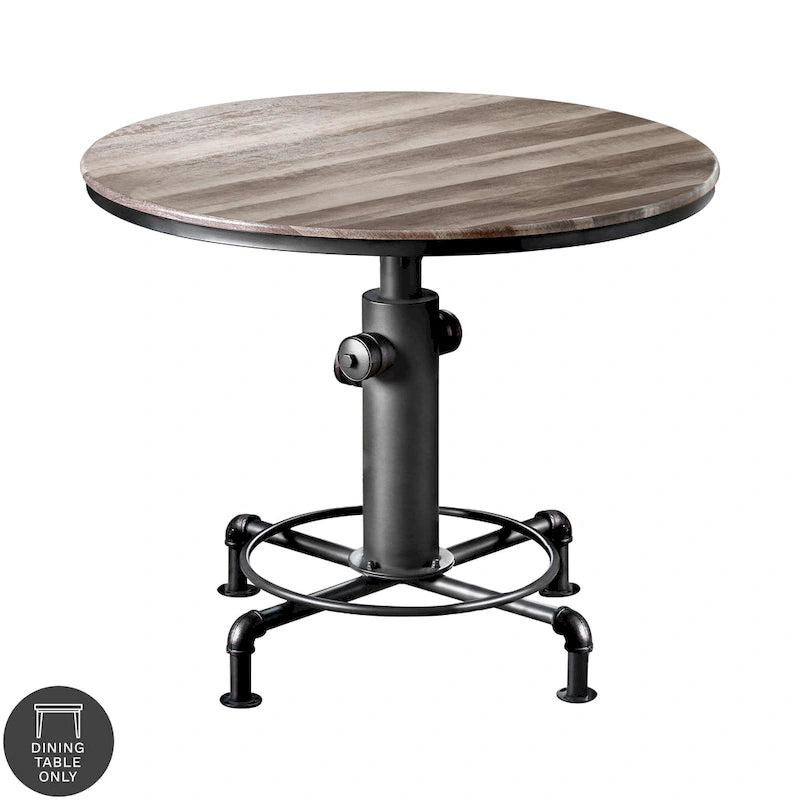 Table de hauteur comptoir noire contemporaine 45 po Cess de Furniture of America