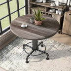 Table de hauteur comptoir noire contemporaine 45 po Cess de Furniture of America