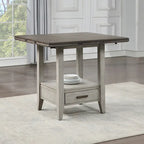 Table à manger hauteur comptoir Steve Silver Two-tone Drop Leaf