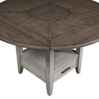 Table à manger hauteur comptoir Steve Silver Two-tone Drop Leaf