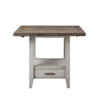 Table à manger hauteur comptoir Steve Silver Two-tone Drop Leaf