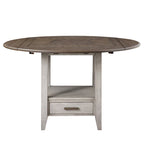 Table à manger hauteur comptoir Steve Silver Two-tone Drop Leaf