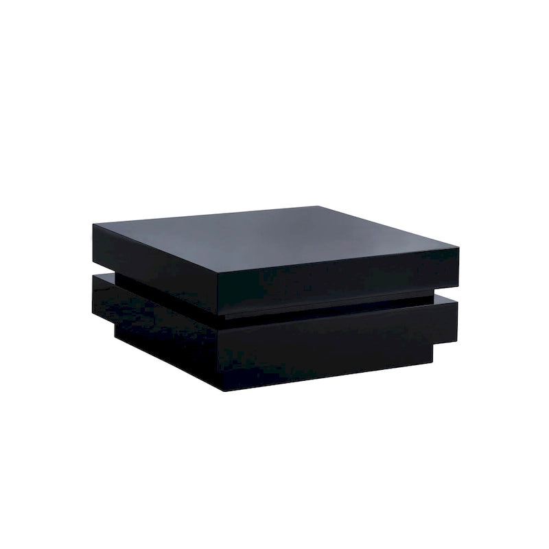 Artiva La Villino Table basse avec télécommande, noire