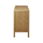 Armoire de rangement à 2 portes géométrique Madison Park Paige avec étagères réglables
