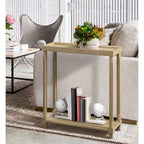 Tables d'appoint étroites Harrison New Ridge Home Goods, lot de 2, chêne vieilli