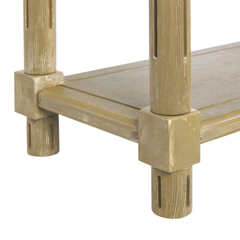 Tables d'appoint étroites Harrison New Ridge Home Goods, lot de 2, chêne vieilli