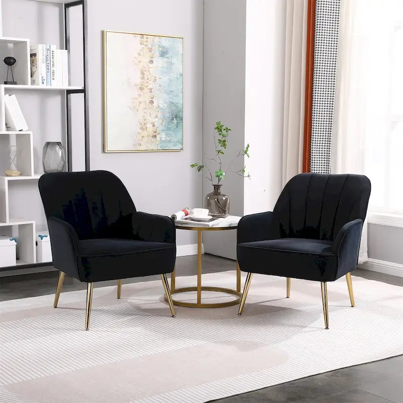 Fauteuil moderne du milieu du siècle en velours et Sherpa