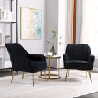 Fauteuil moderne du milieu du siècle en velours et Sherpa