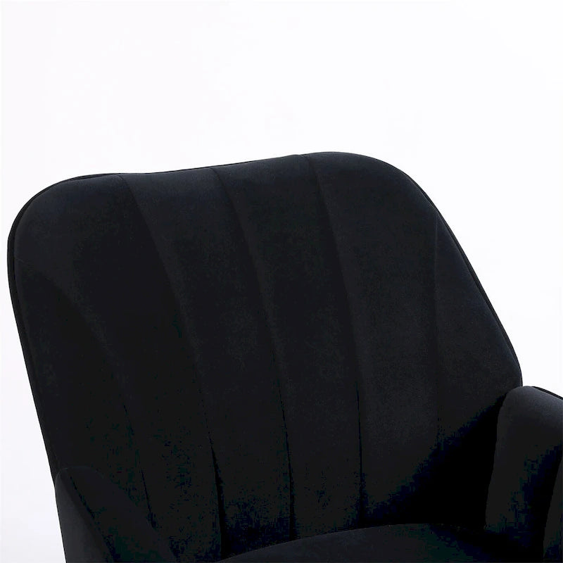 Fauteuil moderne du milieu du siècle en velours et Sherpa