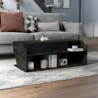 Table basse relevable Denhour DH BASIC Transitional Black Oak de 44 pouces