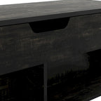 Table basse relevable Denhour DH BASIC Transitional Black Oak de 44 pouces