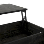 Table basse relevable Denhour DH BASIC Transitional Black Oak de 44 pouces
